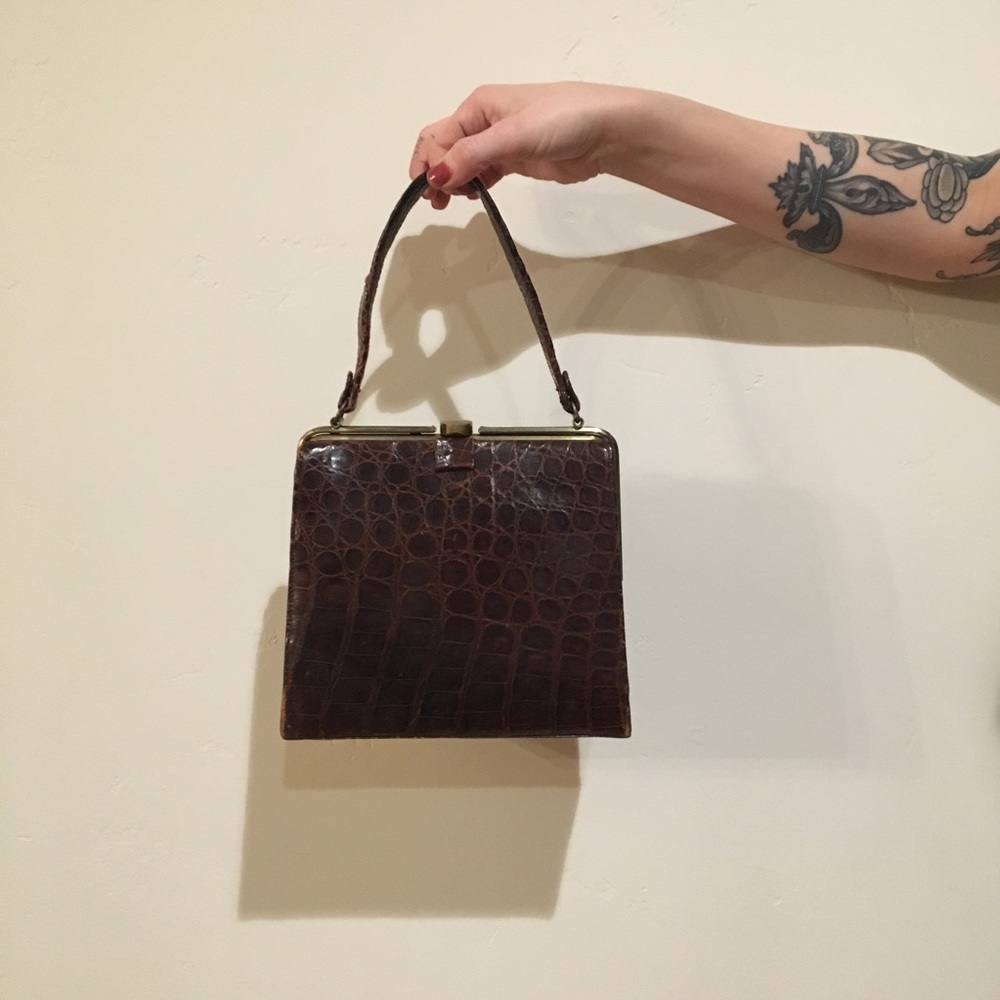 Vintage Crocodile Bag